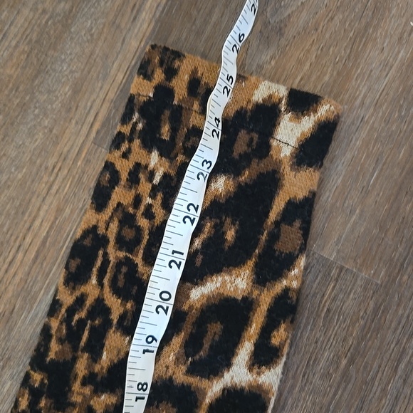 White House Black Market Animal Print Sweater Coat - Picture 10 of 11